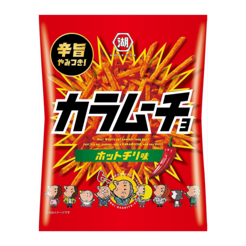일본 코이케야 스틱 카라무쵸 핫칠리 감자스낵, 90g