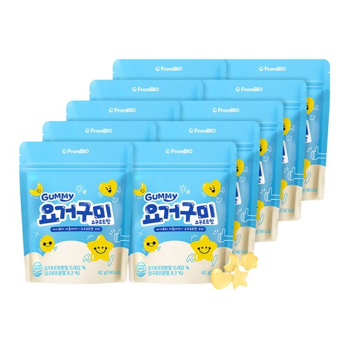 프롬바이오 요거구미 요쿠르트맛 젤리, 10개