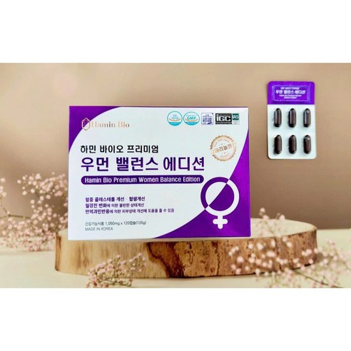하민 바이오 프리미염 우먼 밸런스 에디션, 120캡슐