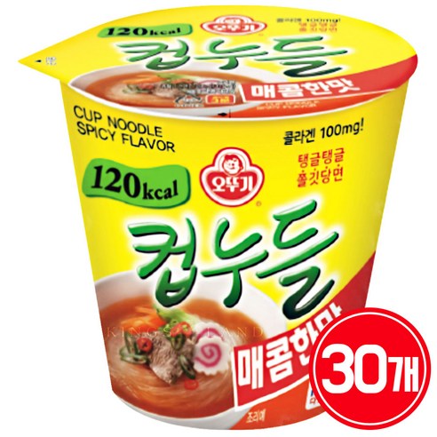 오뚜기 컵누들 매콤한맛 37.8g