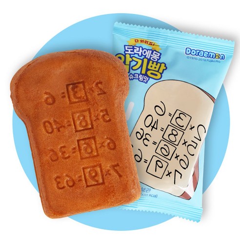 [촉촉만쥬] 도라에몽 암기빵 60g x 10봉, 60g, 10개