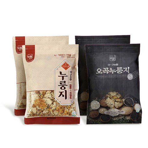 미식본가 오곡 파로카무투 누룽지 530g 8팩, 백미 현미 흑미 보리 찹쌀 둥굴레 누룽지탕