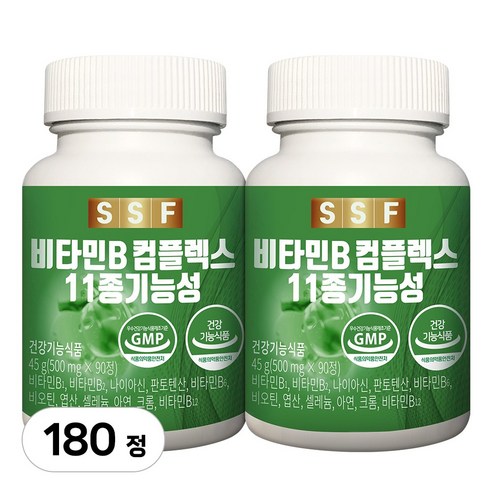 순수식품 비타민B 콤플렉스 비타민비 180정(6개월분)