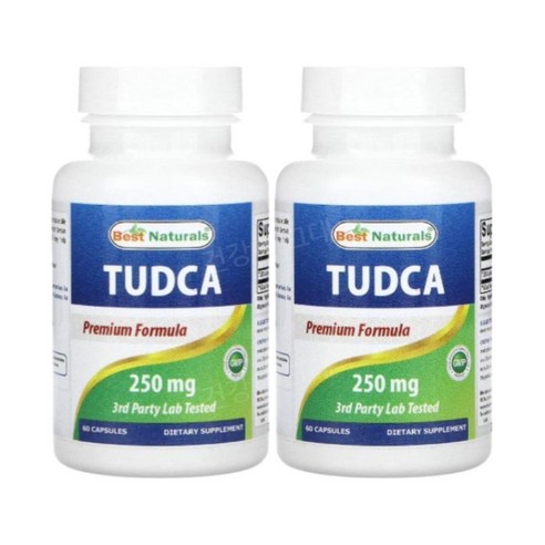 Best Naturals 베스트내추럴 담즙산 유도체 TUDCA 투드카 타우로우르소데옥시콜산 250mg 60캡슐