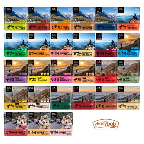 핫앤쿡 비빔밥&라면애밥 발열도시락 전투식량 비상식량 비화식 캠핑 등산, 175g, 1개