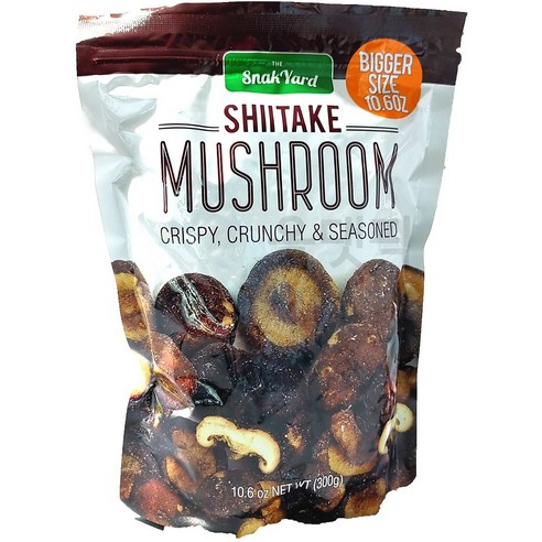 SNAK YARD 크런치 야채칩 표고버섯 칩 300g SHIITAKE MUSHROOM CHIPS