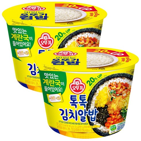 오뚜기 컵밥 톡톡 김치알밥 (증량)