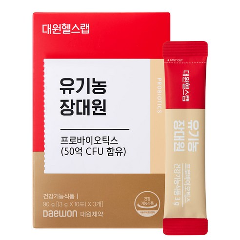 대원제약 대원헬스 유기농 장대원 프로바이오틱스 유산균