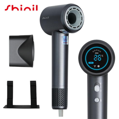 신일 프리미엄 BLDC 초강력 헤어 드라이어 1500W, 그레이, SHD-C8611