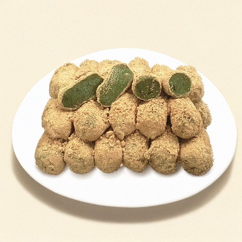 [찰진한상자] 쑥 인절미 찹쌀떡 (18g+167알 3kg) 식사대용 떡 간식떡
