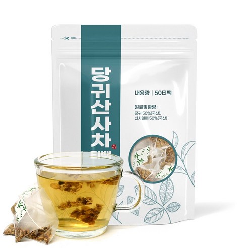 자연초 당귀산사차 삼각티백