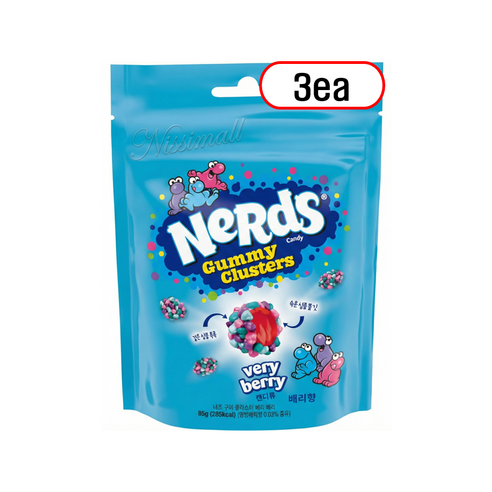 매일유업 너즈 구미 클러스터 베리배리, 3개, 85g