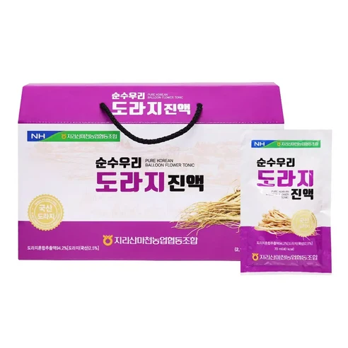 지리산마천농협 순수우리 도라지 진액 즙 70ml, 30포, 1박스