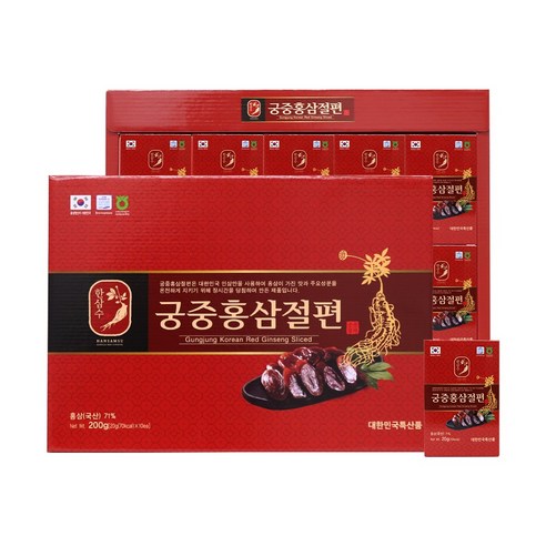 한삼수 6년근 궁중홍삼절편