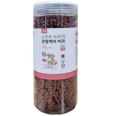 펫봉봉 소프트 뉴트리 3종 강아지 영양 간식 관절 장 올인원 컨디션 케어 대용량, 1개, 800g, 관절케어 비프(S)