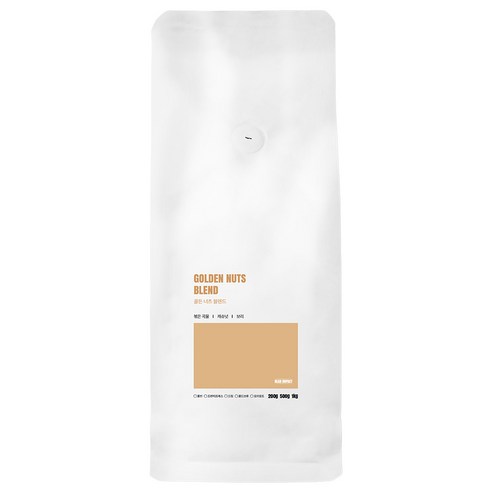 빈임팩트 골든 넛츠 블렌딩 원두 당일로스팅, 1개, 1kg, 핸드드립