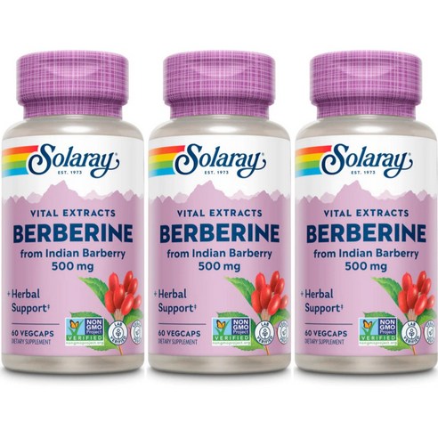 Solaray 버베린 500mg 베지캡