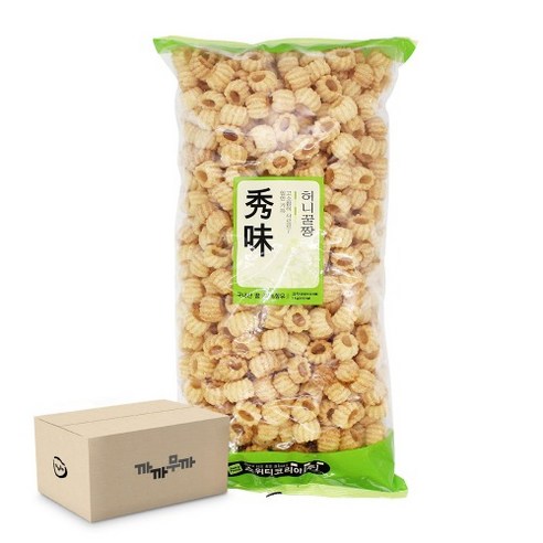 대용량 업소용 추억의 옛날과자 허니꿀짱1kg