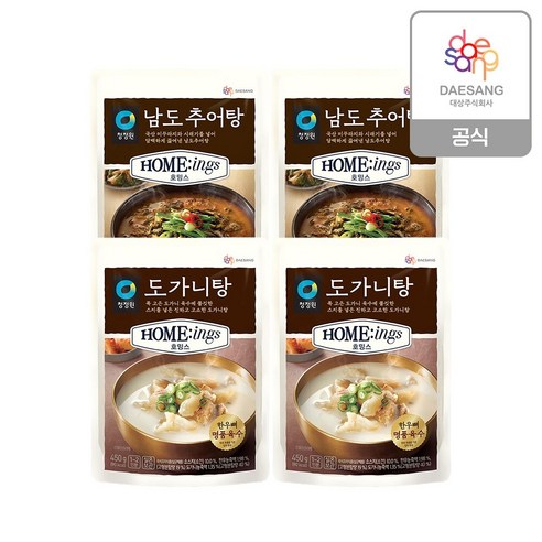 청정원 남도추어탕 2개+도가니탕 2개