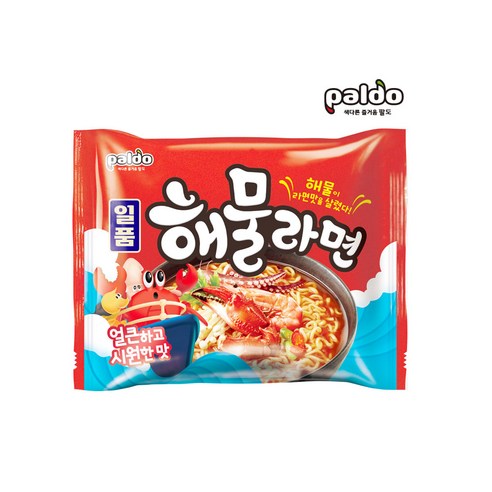 팔도 일품 해물라면 120g x 5봉, 5개