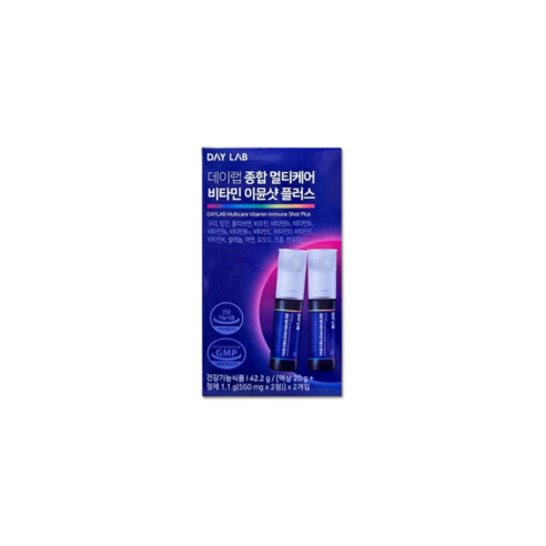 데이랩 이뮨샷 플러스 종합 멀티케어 비타민 정제 550mg + 액상 20ml