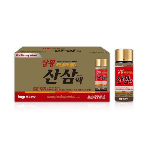 보고신약 상황 산삼 배양근 상황버섯추출물 함유, 10개, 100ml