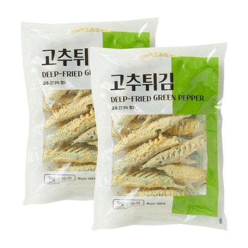 농우 고추튀김 (냉동) 1KG X 2봉