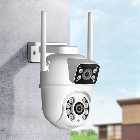 NuriCam CCTV 1080p고화소 실내외 겸용 홈캠 주차장 마당 보안 카메라 듀얼 카메라