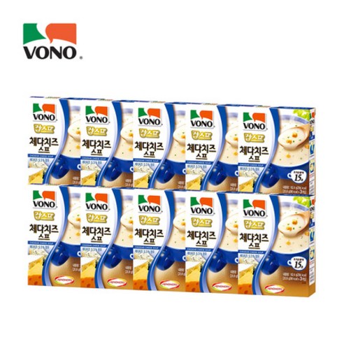 보노스프 체다치즈스프 10각 (30봉입), 63g, 30개