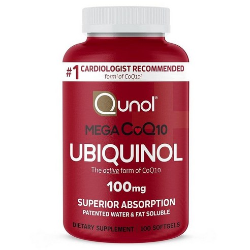 큐놀 메가 코큐텐 유비퀴놀 100mg 소프트젤 100정, 100정, 100 Count (Pack of 1)