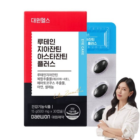 대원제약 대원헬스 루테인 지아잔틴 아스타잔틴 플러스 눈건강 토탈케어, 1개, 30정