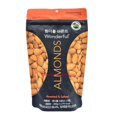 원더풀 아몬드 가염 200g