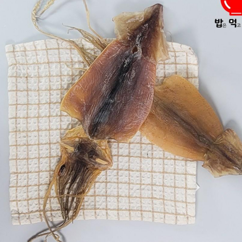 독도 울릉도 오징어 마른 건조 배오징어 당일바리 술안주 주전부리 60g, 10개