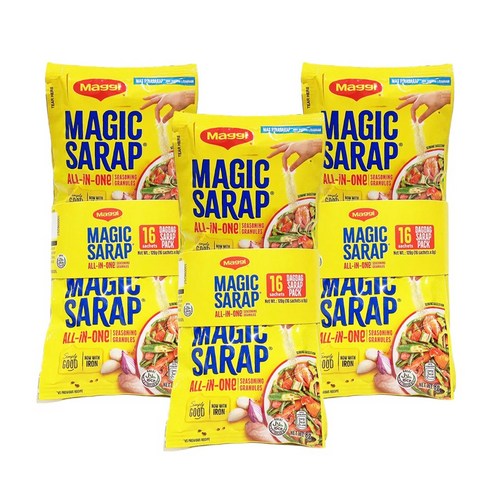 Magic Sarap 마기 매직사랍 128g(8g x 16ea) 올인원 시즈닝 그래뉼 복합조미식품 필리핀