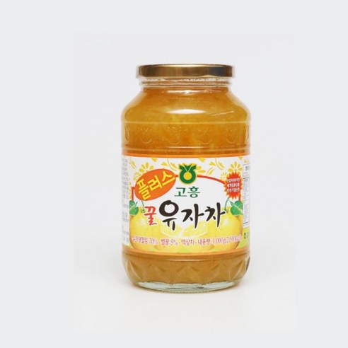고흥두힐 유자청 2kg (1kg x 2병), 4kg (2kg x 2병)