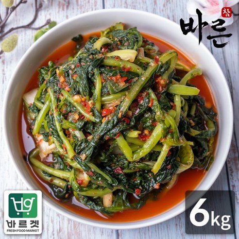 참바른김치 프리미엄 국내산 열무김치 6kg 바른재료 바른위생 바르겟, 6kg, 1개