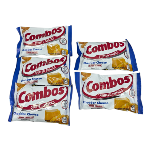 콤보스 체다치즈 크래커, 5개, 48.2g