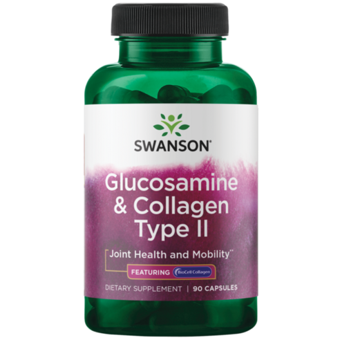 스완슨 Glucosamine & Collagen Type II 캡슐, 1개, 90정