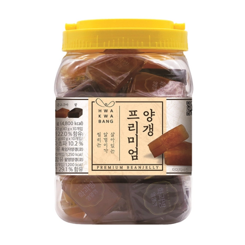 화과방 프리미엄 연양갱 40g x 40개 유자 팥 코스트코