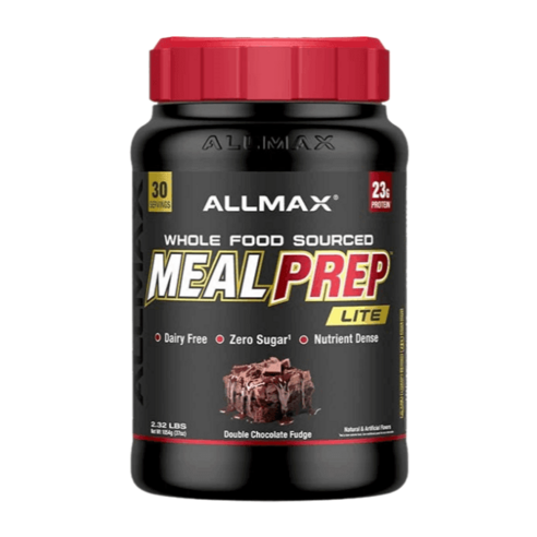 MEAL PREP LITE 진짜 음식으로 만든 고품질 단백질 더블 초콜릿 퍼지맛, 1개, 1.052kg