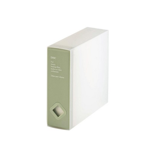 헤이하루 앨범형 DVD CD 보관함 단품, 1개, 그린