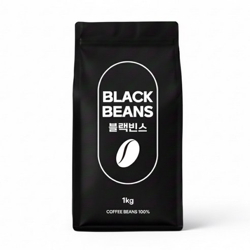 블랙빈스 인도네시아 발리 원두커피, 1개, 1kg, 홀빈(분쇄안함)