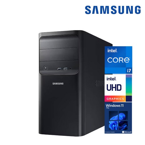 삼성 컴퓨터 i7-9700 T9A 정품 윈도우11 Pro 탑재 기업용 사무용 오피스 데스크탑 PC 본체