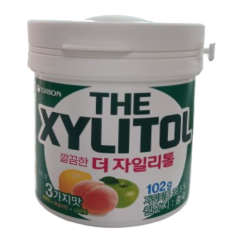 오리온 깔끔한 더 자일리톨, 102g, 1개