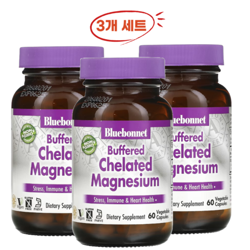 블루보넷 뉴트리션 킬레이트화 마그네슘 베지 캡슐 60정
