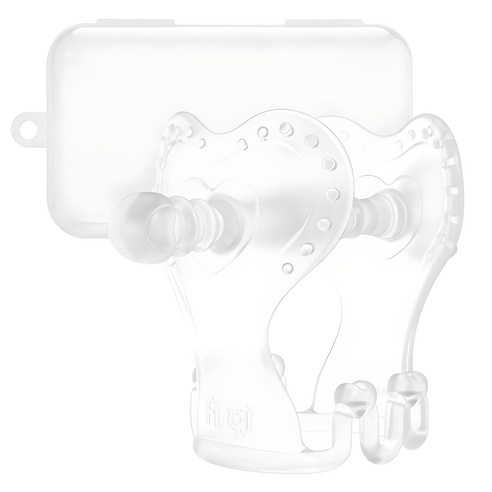 퍼기 큐피드 손목 치발기 세트, 치발기 + 케이스, 투명, 1세트