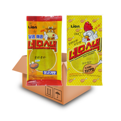 네모스낵 치킨맛 + 불고기맛