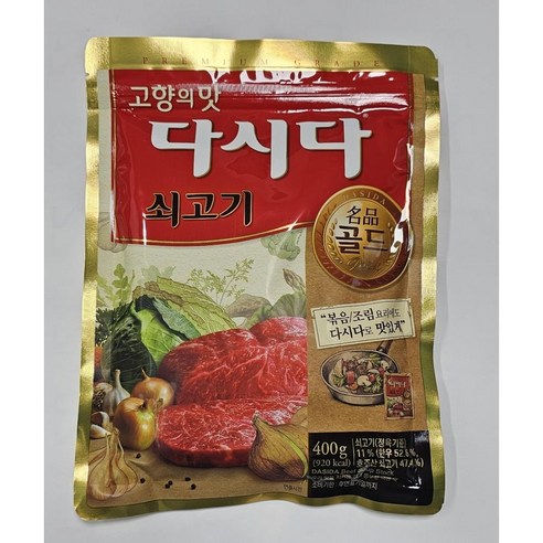CJ 다시다 골드 쇠고기, 400g, 1개