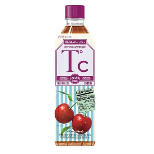 티도씨 체리 아이스티, 500ml, 24개