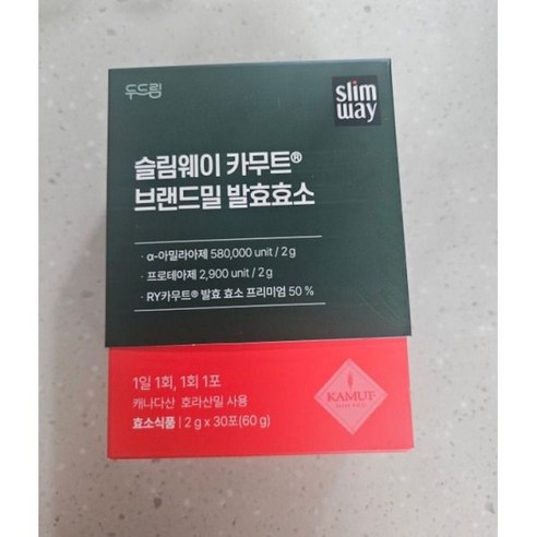 고현정다이어트 두드림 슬림웨이 카무트 브랜드밀 발효효소 30포 x 3개 총90포 533579